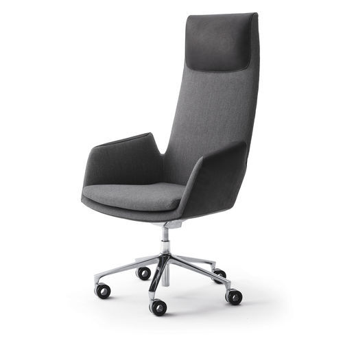 Moderner Bürosessel - CORDIA PLUS - COR - Stoff / Metall / Hochlehner