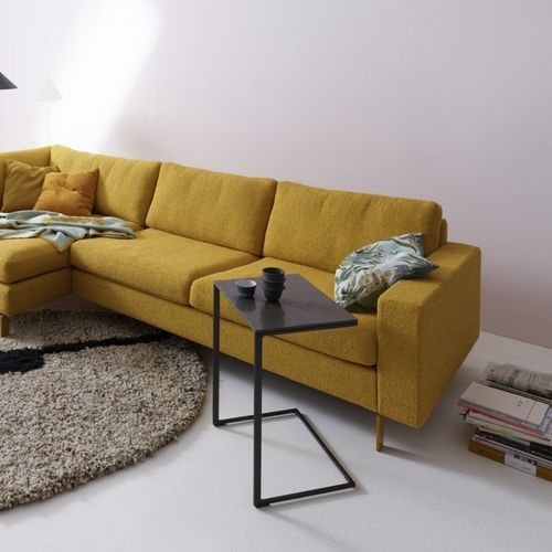 Moderner Beistelltisch - MELL C - COR - Eiche / Nussbaum / lackiertes MDF
