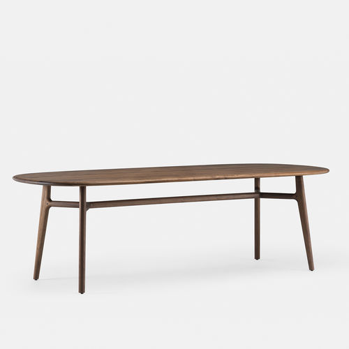 Moderner Esstisch - Solo Oblong Table - DE LA ESPADA - Eiche / Nussbaum / Massivholz