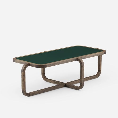 Moderner Couchtisch - ALPHA - DE LA ESPADA - Eiche / Nussbaum / Esche