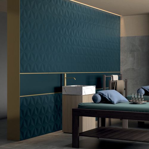 Feinsteinzeugfliesen - 4D - MARCA CORONA - matt / Relief / 3D