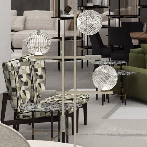 Bodenlampe - TRIS LISEUSE - SICIS - Metall / Glas / modern