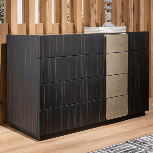 Moderne Kommode - DOVER  - SICIS - lackiertes Holz / Holzfurnier / Ebenholz