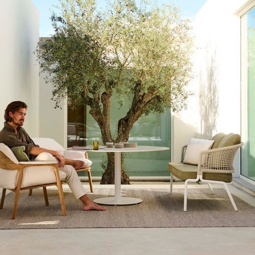 Modernes Sofa - CTR - Tribù - für Garten / Stoff / mit Armlehnen