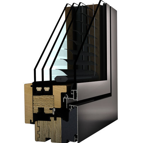 Holzfenster - HV 450 - Internorm - Glas / Aluminium / Schiebe
