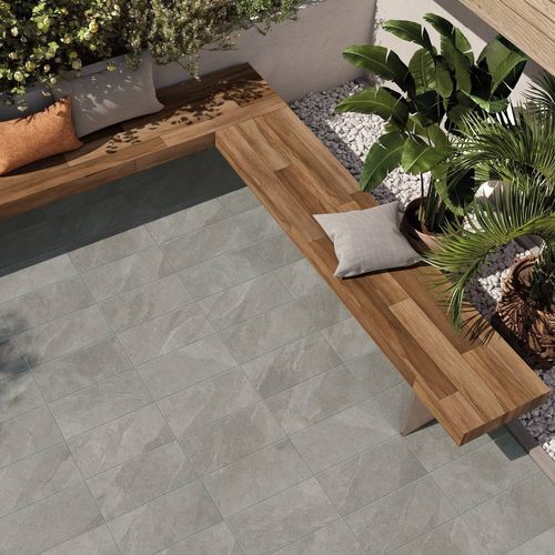 Feinsteinzeugfliesen - ARDESIA GREY - CERAMICHE KEOPE - Struktur / für Außenbereich / für Garten