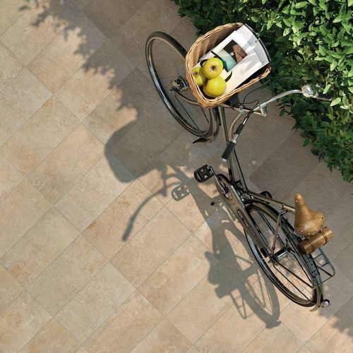 Feinsteinzeugfliesen - COTTO BEIGE - CERAMICHE KEOPE - Struktur / für Außenbereich / für Garten