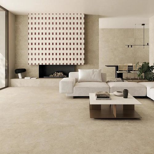 Feinsteinzeugfliesen - GRACE FOSSIL - CERAMICHE KEOPE - matt / für den Innenraum / für Wohnzimmer