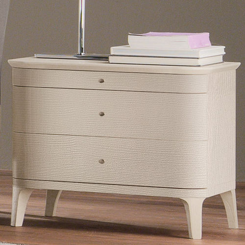 Moderner Nachttisch - ROSA COLETTE - LE FABLIER - lackiertes Holz / Esche / Gestell aus Esche