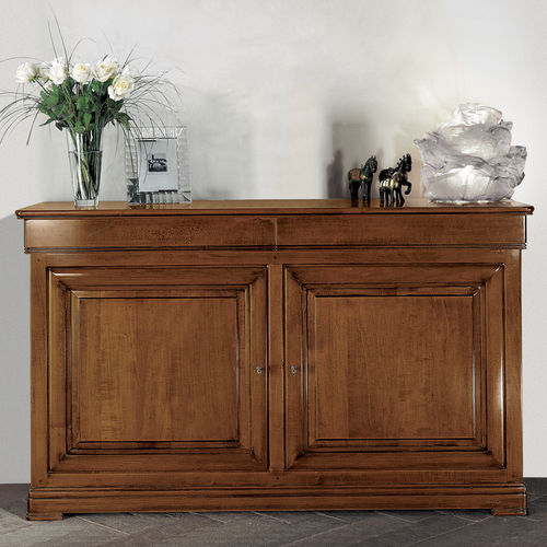 Klassisches Sideboard - EMATITE  - LE FABLIER - Massivholz / weiß / schwarz