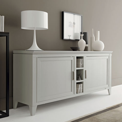 Klassisches Sideboard - MAGGIORANA  - LE FABLIER - lackiertes Holz / Esche / mit Regal