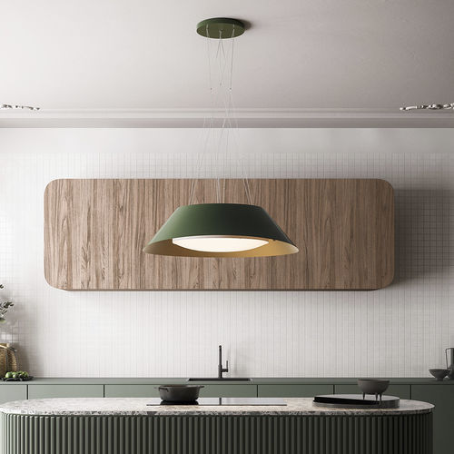 Inseldunstabzug - Vogue - falmec - ohne Abluftkanal / mit integrierter Beleuchtung / originelles Design