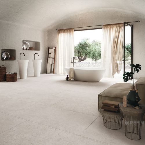Feinsteinzeugfliesen - BLOCK MIST - CERAMICHE REFIN - glatt / für den Innenraum / für Badezimmer