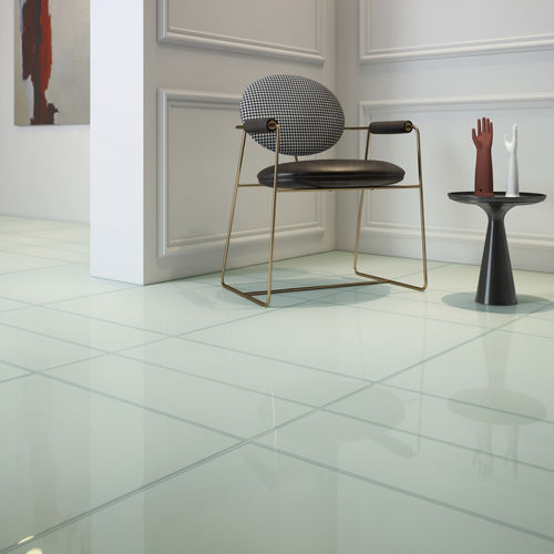 Feinsteinzeugfliesen - VETRI ACQUA  - CERAMICHE REFIN - Hochglanz / für den Innenraum / für Badezimmer