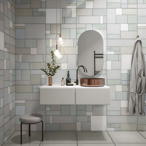 Feinsteinzeugfliesen - VETRI PIET  - CERAMICHE REFIN - Hochglanz / für den Innenraum / für Badezimmer