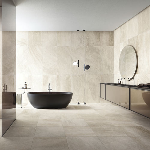 Feinsteinzeugfliesen - BLENDED BEIGE - CERAMICHE REFIN - matt / texturiert / für den Innenraum