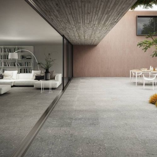 Feinsteinzeugfliesen - BLUE  - CERAMICHE REFIN - geflammt / poliert / Struktur
