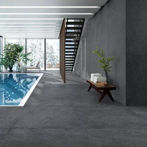 Feinsteinzeugfliesen - PRIMAL COAL - CERAMICHE REFIN - matt / texturiert / 3D