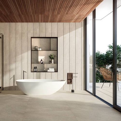 Feinsteinzeugfliesen - PRIMAL SAND - CERAMICHE REFIN - matt / texturiert / Relief