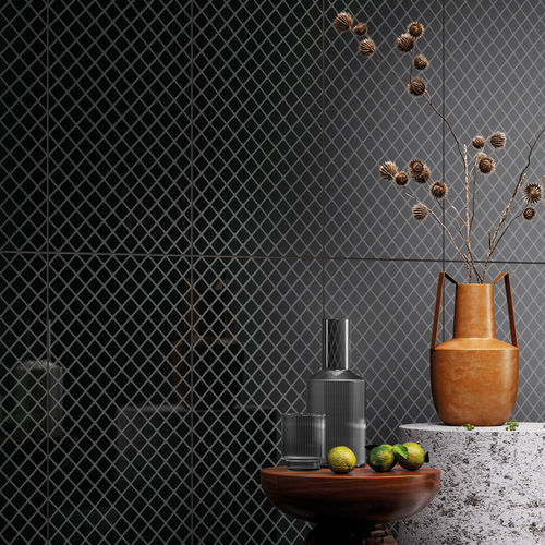 Feinsteinzeugfliesen - UPSIDE BLACK - CERAMICHE REFIN - für den Innenraum / für Badezimmer / Wohnbereich