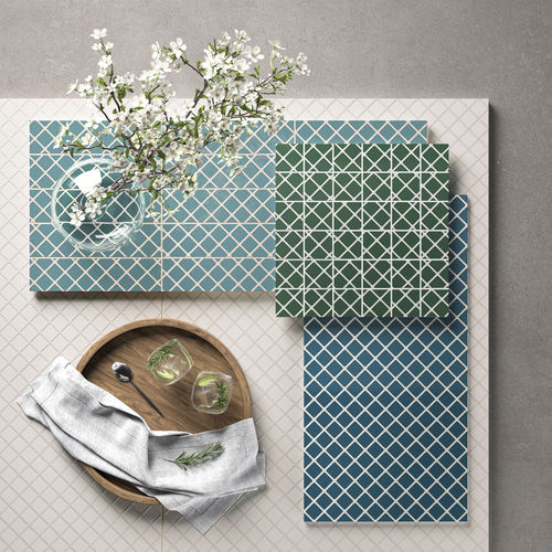 Feinsteinzeugfliesen - UPSIDE BLUE - CERAMICHE REFIN - für den Innenraum / für Badezimmer / Wohnbereich
