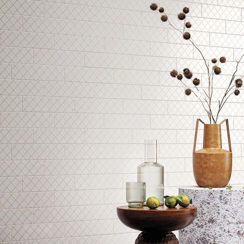 Feinsteinzeugfliesen - UPSIDE WHITE - CERAMICHE REFIN - für den Innenraum / für Badezimmer / Wohnbereich