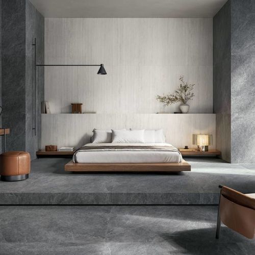 Feinsteinzeugfliesen - ERAS BLACK - CERAMICHE REFIN - matt / für den Innenraum / für Wohnzimmer