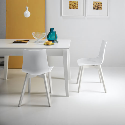 Moderner Stuhl - PATRIZIA - STOSA CUCINE - für Küche / Polycarbonat / Gestell aus Buche