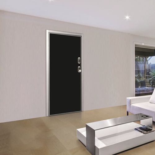 Tür für Innenbereich - PRESTIGE : WALL SECURITY - Dierre - Holz / einflügelig / Glas
