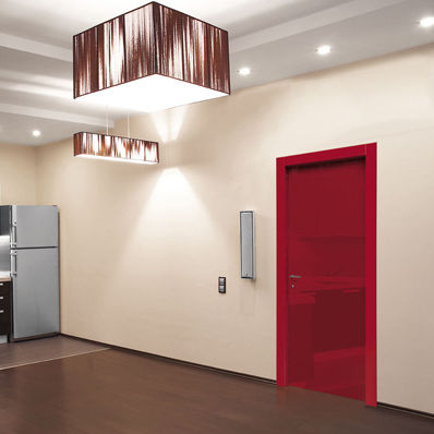Aluminium-Tür - LUMIERE - Dierre - für Innenbereich / Holz / einflügelig