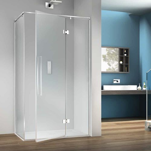 Glas-Duschkabine - SOFIST - Megius SpA - Aluminium / Schwenk / rechteckig