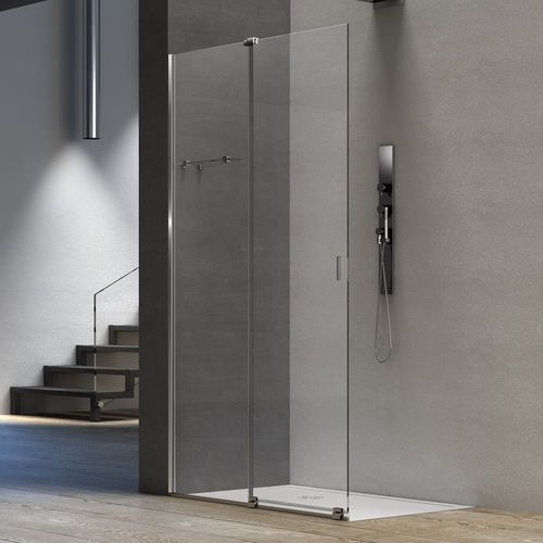Glas-Duschkabine - ILLUSION SA0 - Megius SpA - Aluminium / für Eckeinbau / für Privatgebrauch