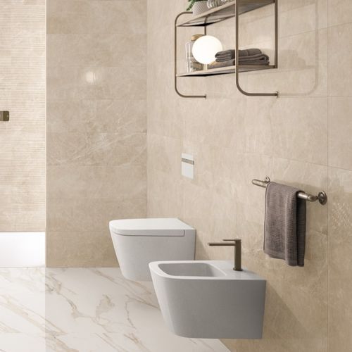 Feinsteinzeugfliesen - ROYAL - CERAMICHE SUPERGRES - poliert / in Naturoptik / für den Innenraum