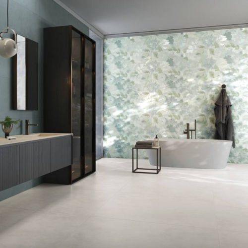 Feinsteinzeugfliesen - YOURMATCH : FLORAL - CERAMICHE SUPERGRES - satiniert / für den Innenraum / für Badezimmer