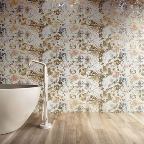 Feinsteinzeugfliesen - YOURMATCH : TROPICAL - CERAMICHE SUPERGRES - Hochglanz / für den Innenraum / für Badezimmer