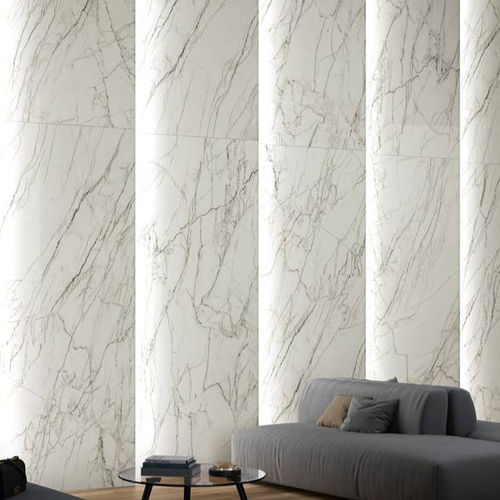 Fliesen für den Innenraum - PURITY OF MARBLE : PRECIOUS ICE - CERAMICHE SUPERGRES - für Badezimmer / für Wohnzimmer / für Küche