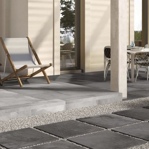 Feinsteinzeugfliesen - ART - CERAMICHE SUPERGRES - Zement / 3D / Struktur
