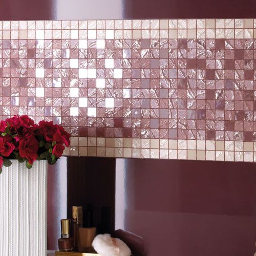 Feinsteinzeug-Mosaikfliese - FOUR SEASONS : BLOOM - CERAMICHE SUPERGRES - Hochglanz / satiniert / für den Innenraum