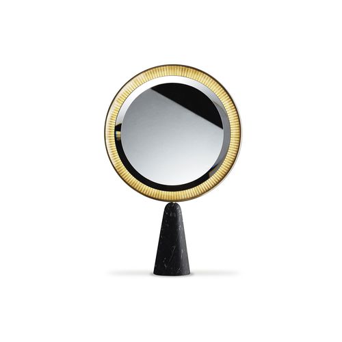 Tischspiegel - SELENE - Gallotti&Radice - modern / rund / lackiertes Metall