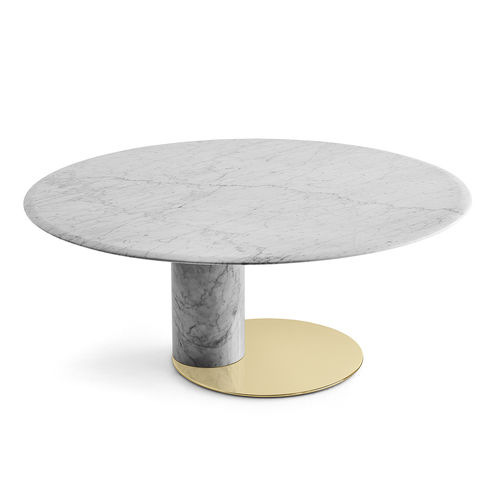 Moderner Tisch - OTO BIG - Gallotti&Radice - Marmor / rund