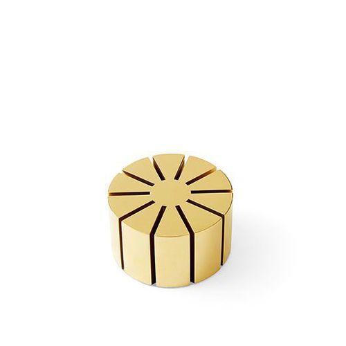 Tisch-Prospektständer - DESK CARD HOLDER - Gallotti&Radice - Messing / für Büro