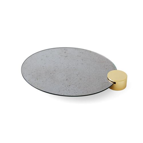 Metall-Serviertablett - ODETTE - Gallotti&Radice - Glas / für Privatgebrauch