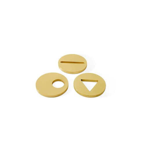 Messing-Briefbeschwerer - PAPERWEIGHT - Gallotti&Radice