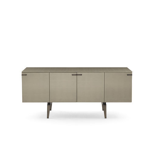 Modernes Sideboard - PANDORA CASHMERE - Gallotti&Radice - Holz / lackiertes Metall / Glas
