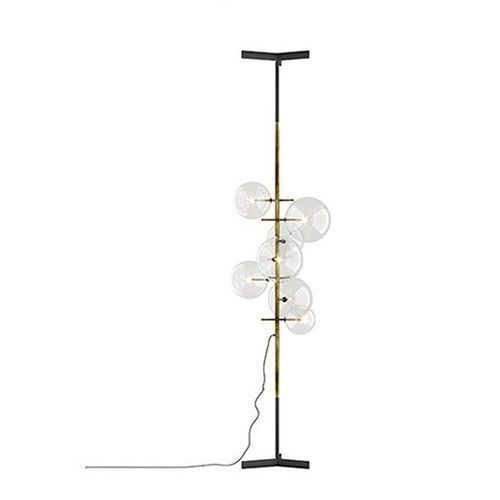 Stehleuchte - BOLLE VERTICALE  - Gallotti&Radice - Messing / geblasenes Glas / modern