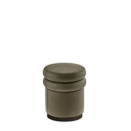 Modernes Sitzkissen - STAMI - Gallotti&Radice - Stoff / Leder / Esche