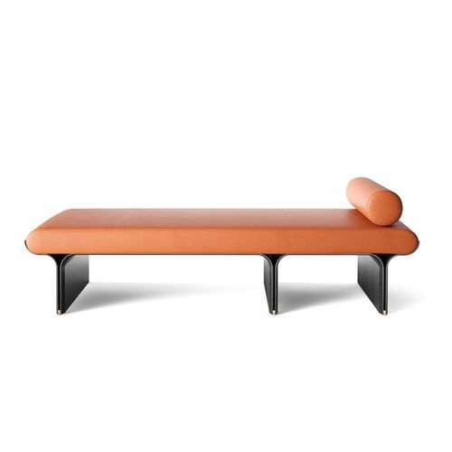 Moderne Récamiere - STAMI DAYBED - Gallotti&Radice - Polyurethan / mattlackiertes Holz / Gestell aus Esche