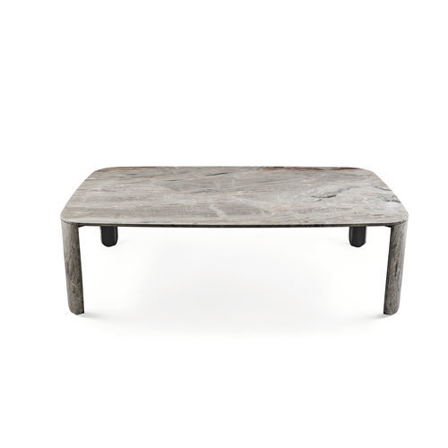 Moderner Tisch - CLEMO-T - Gallotti&Radice - Marmor / Gestell aus Marmor / rechteckig