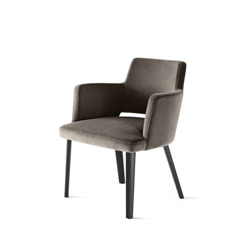 Moderner Stuhl - Thea Queen - Gallotti&Radice - für den Innenraum / Stoff / Leder