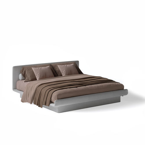 Doppelbett - LILAS - Gallotti&Radice - modern / Polster / gepolstertes Kopfteil